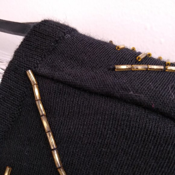 Beaded Christmas Dress!! Liz Claiborne Petite, Vintage (early 90s) - Size XS - Picture 16 of 16